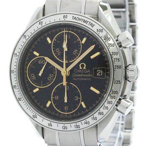 Omega Speedmaster Black and Silver Watch
